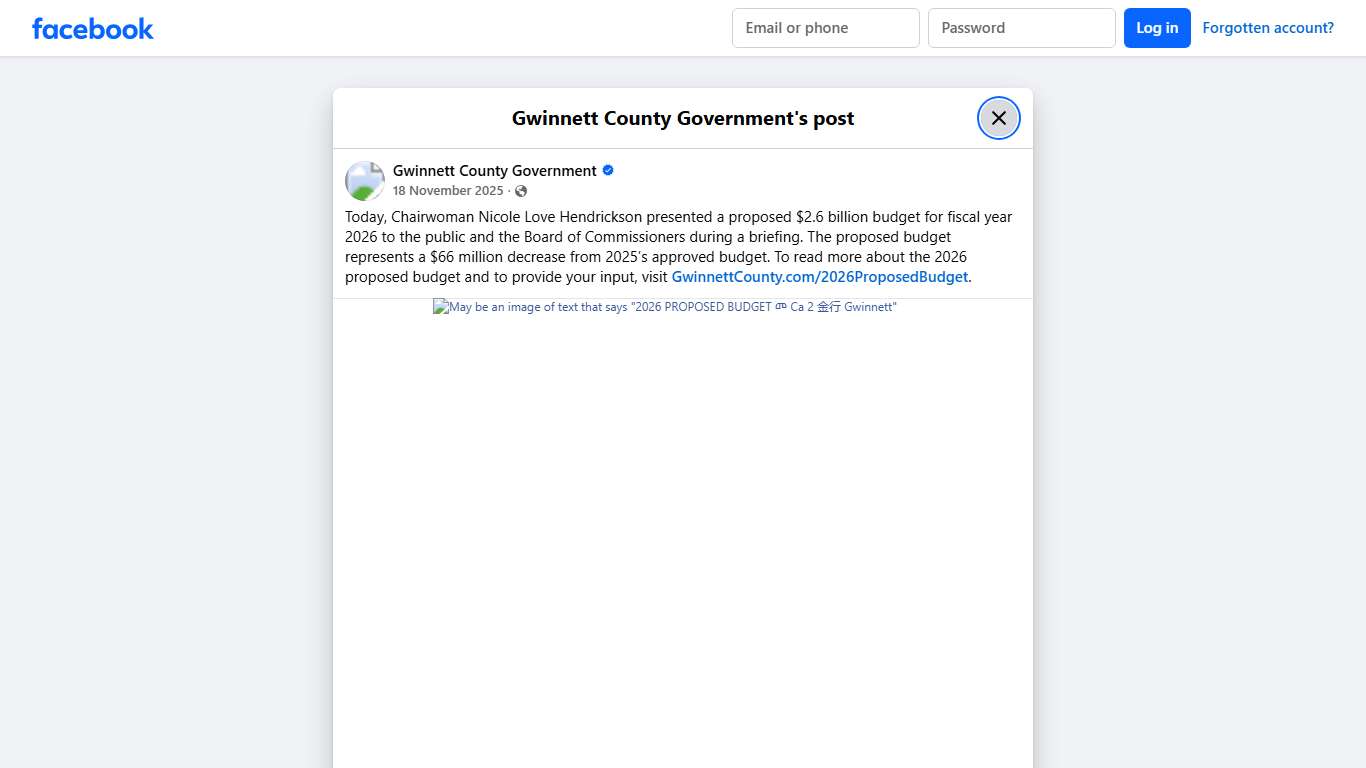 Today, Chairwoman Nicole Love... - Gwinnett County Government Facebook